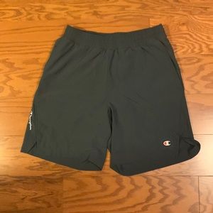 Small gray Champion shorts w/ liner
